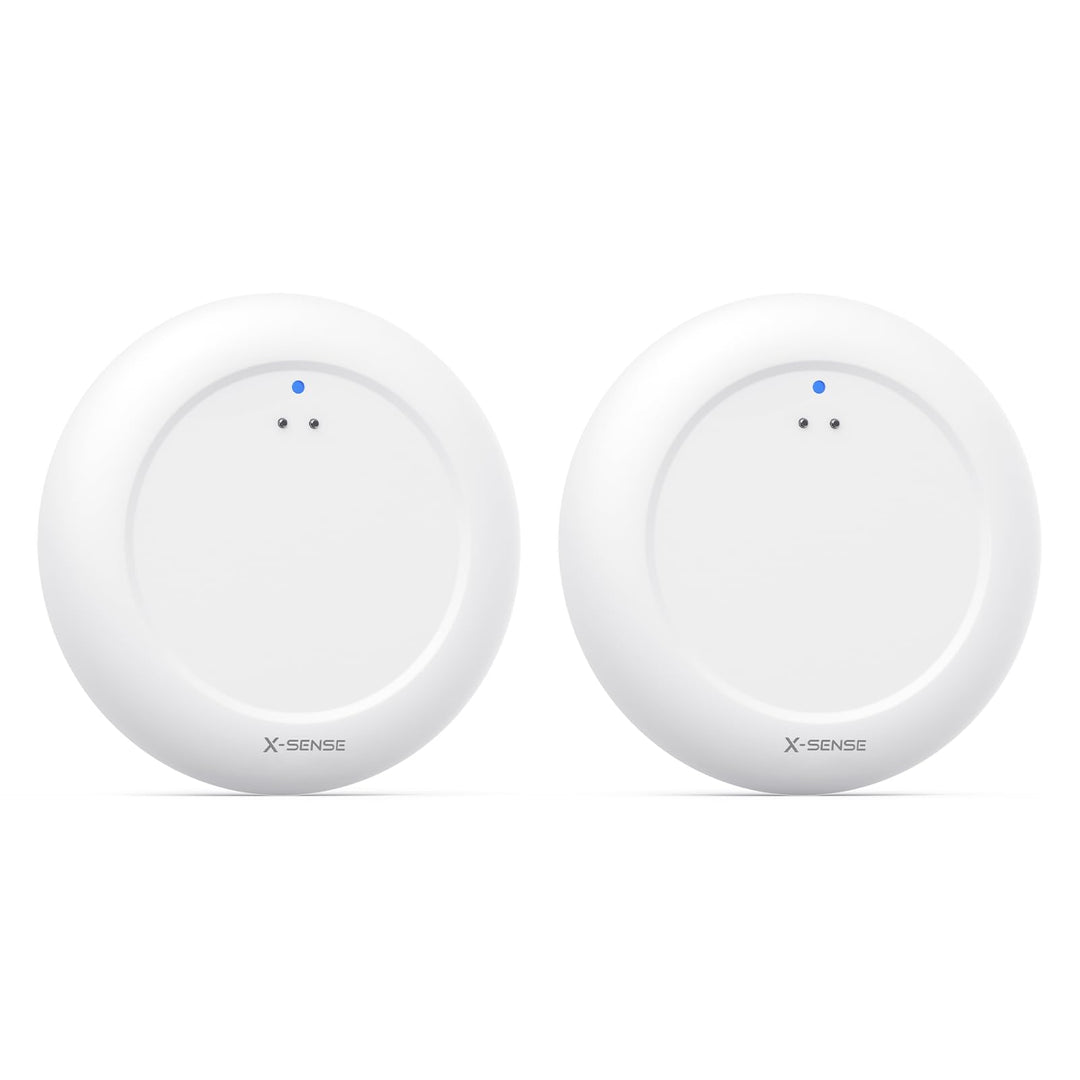 X-Sense Wassermelder WLAN, Smarter Wassermelder, mit App-Warnungen（nur 2.4Ghz）, wasserdicht nach IP6