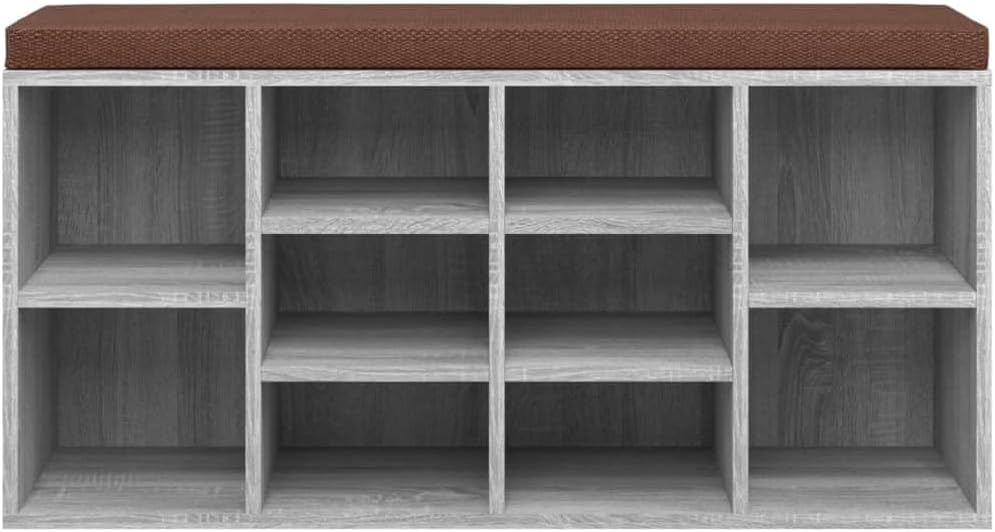 vidaXL Schuhbank Schuhschrank Schuhregal Sitztruhe Schuhablage Schuhständer Sitzbank Bank Flurbank S