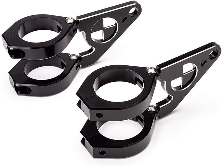 Motorrad Scheinwerfer-Halter Passend Für BMW Cafe Racer Projekt - Schwarz, 36-37mm, 36-37mm
