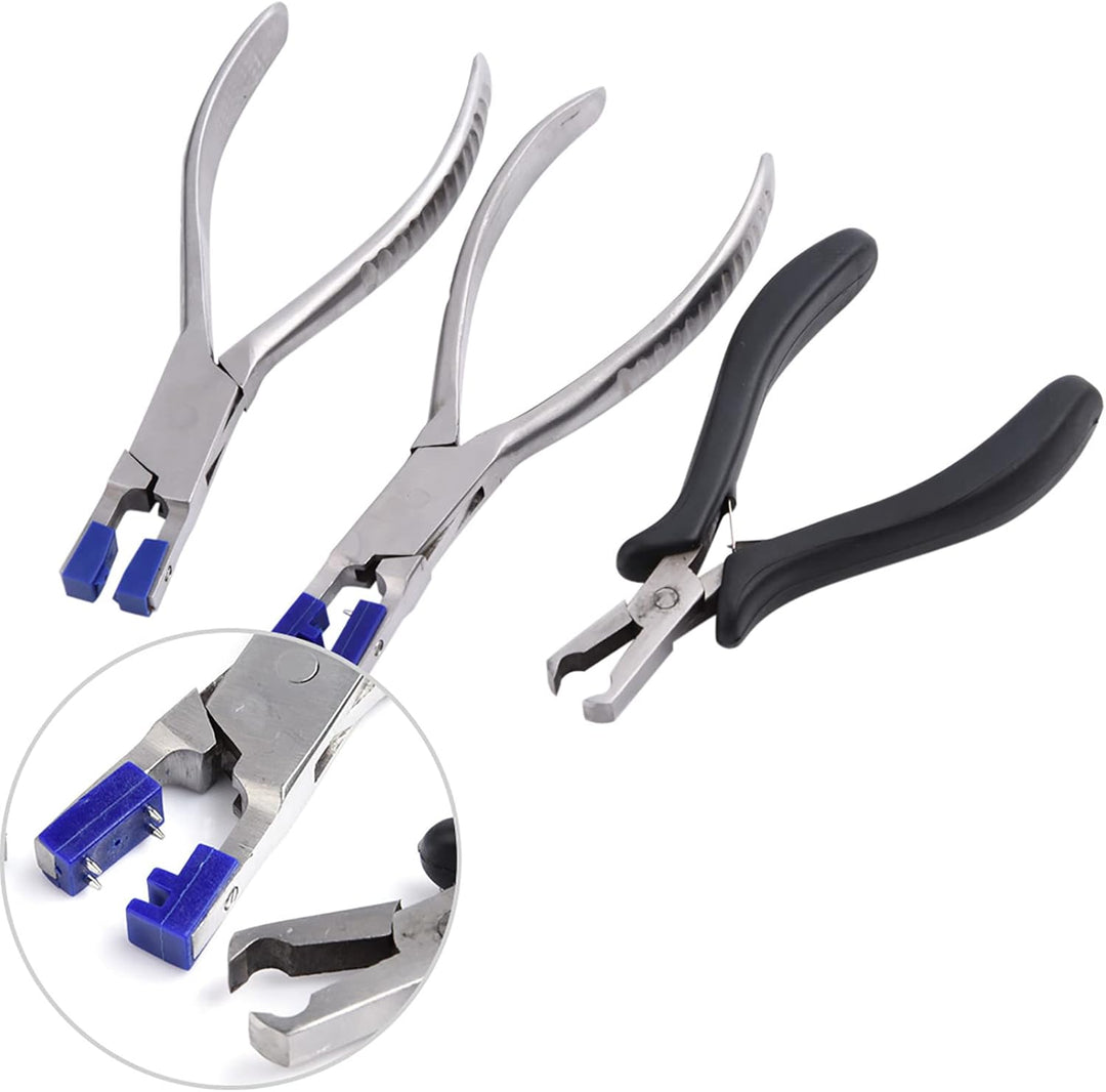 Kombizangen, Gläser Zange Randlose Demontage Brillengestell Brillenputzer Reparatur Set Optisches Ki