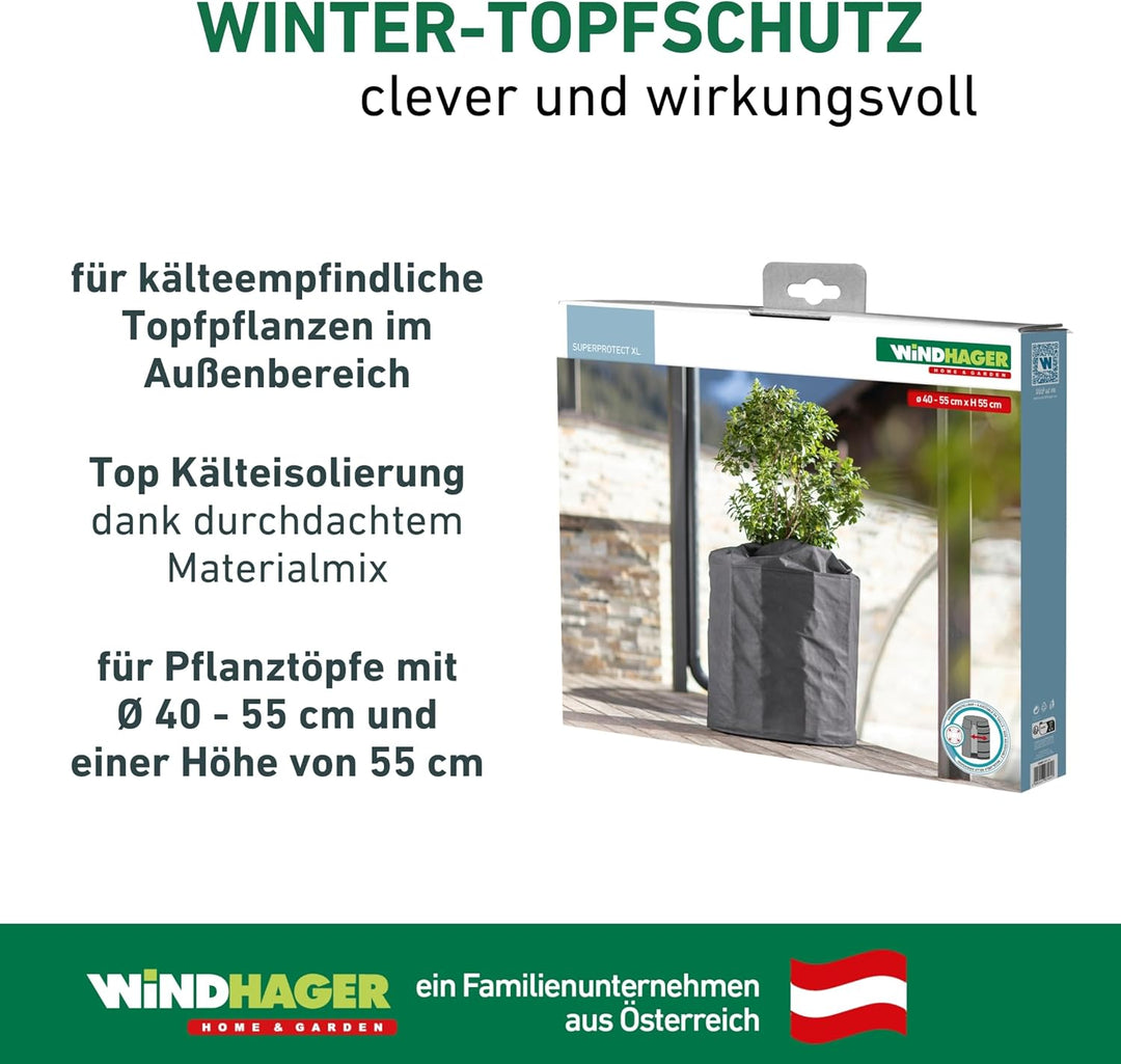 Winter-Topfschutz SUPERPROTECT XL, Thermo Pflanzkübel, Winterschutz für Topfpflanzen, Frostschutz Kü