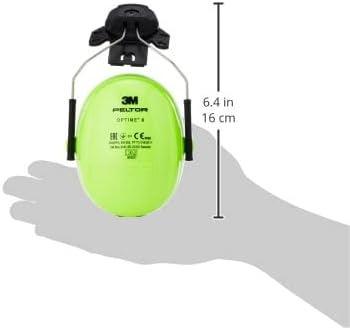 3M H520P3EV Peltor Optime II Kapselgehörschutz Helmet Mounted Single Hi-viz, Helmet Mounted Single H