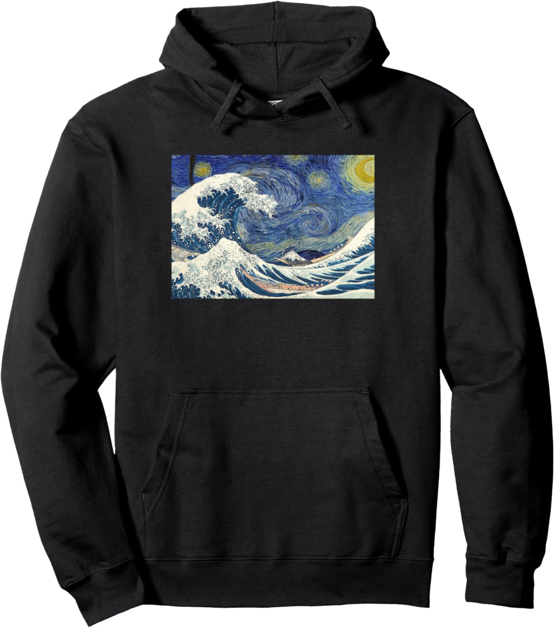 Great Wave of Kanagawa - Japanische Kunst Geschenk Damen Pullover Hoodie