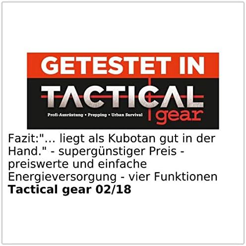 VisorTech Kubotan Kugelschreiber: 4in1-Tactical Pen mit Kugelschreiber, LED-Licht, Glasbrecher (Kubo