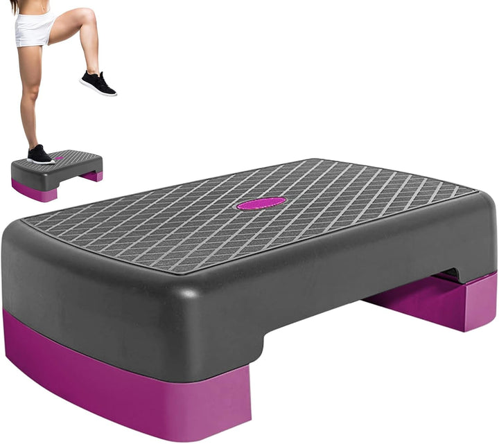 Höhenverstellbarer Stepper Für Workouts, Fitness Step, 45 Cm Rutschfeste Fitnessgeräte Für Zuhause,