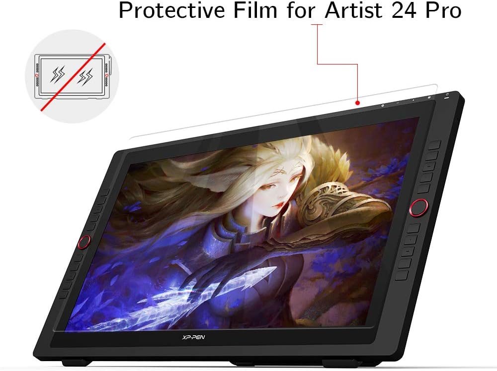 XP-PEN AD12 Schutzfolie für Artist 24 Pro Grafiktablett (2 Stück)