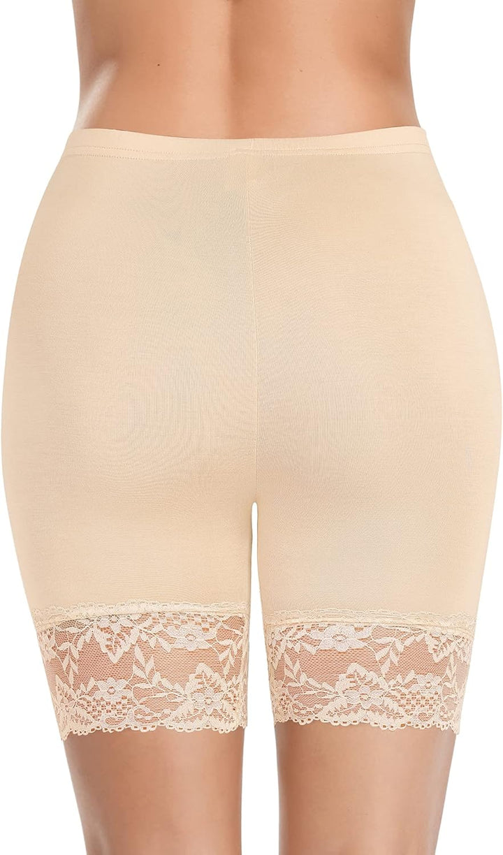 YARRCO Damen Unterhosen Radlerhose Unter Hose Kurz Hohe Taille für Rock Kleid Sommer Boxershorts Unt