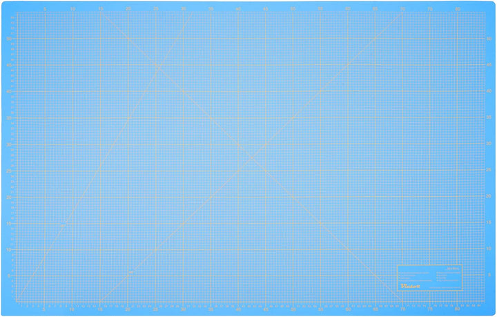 Schneidematte Blau 100x150cm 3-lagig Schneidematte XXL selbstheilend - Bastelunterlage - Schneideunt