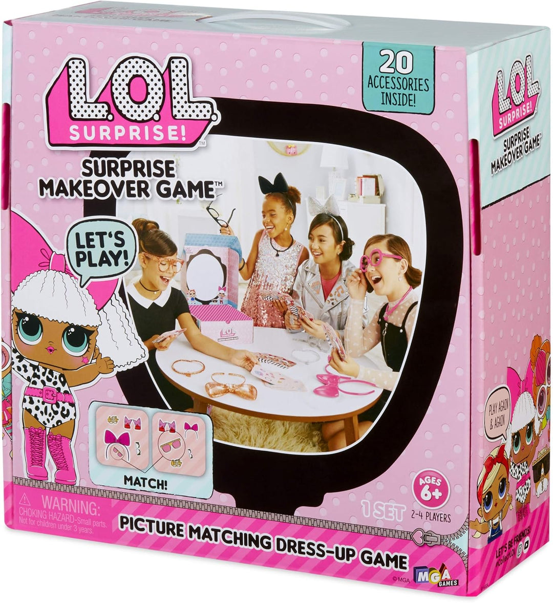 L.O.L Surprise! 556374 L.O.L Surprise Makeover Spiel, Mehrfarbig, Surprise Makeover Spiel