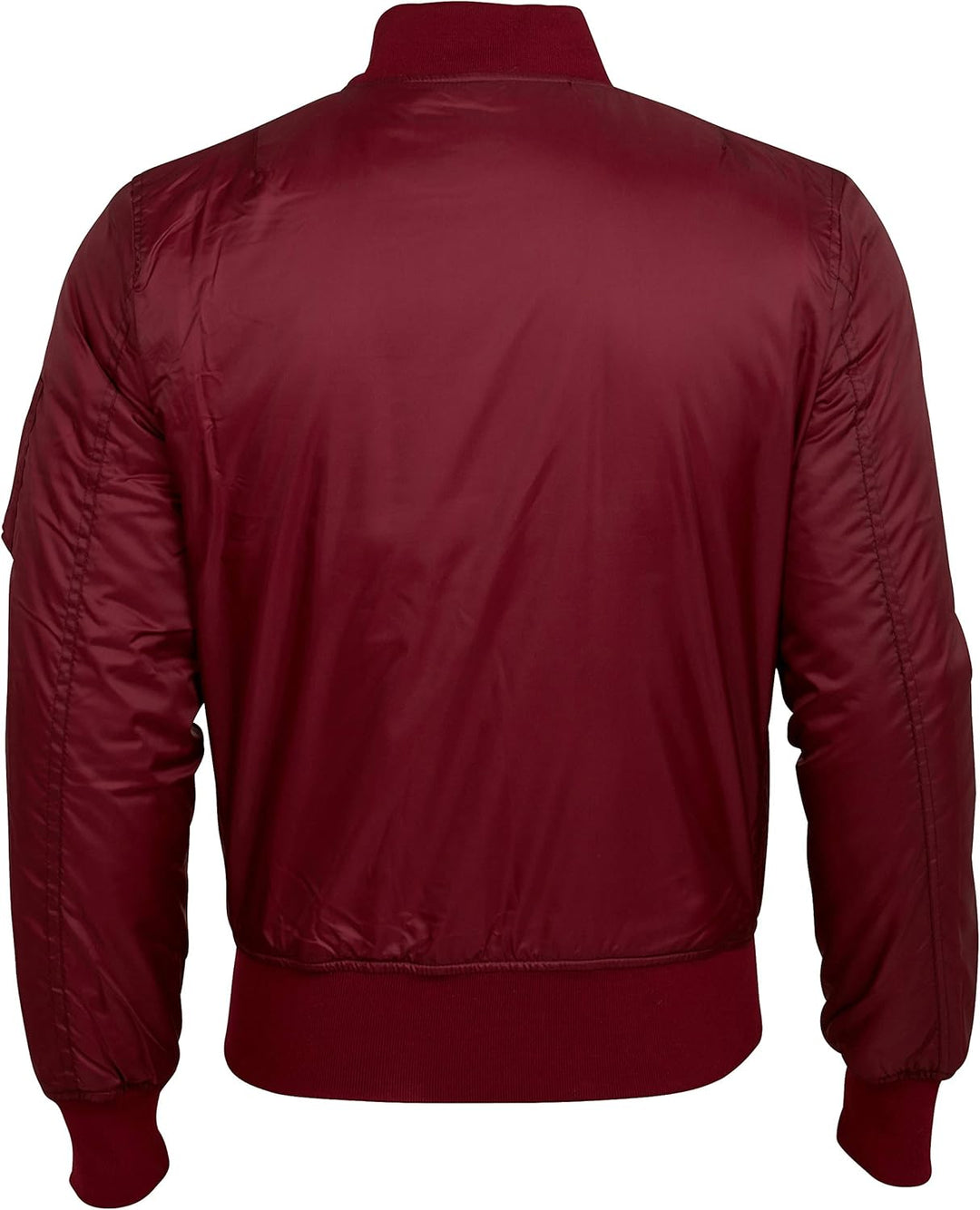 Surplus Raw Vintage Herren Basic Bomberjacke S Bordeaux, S Bordeaux