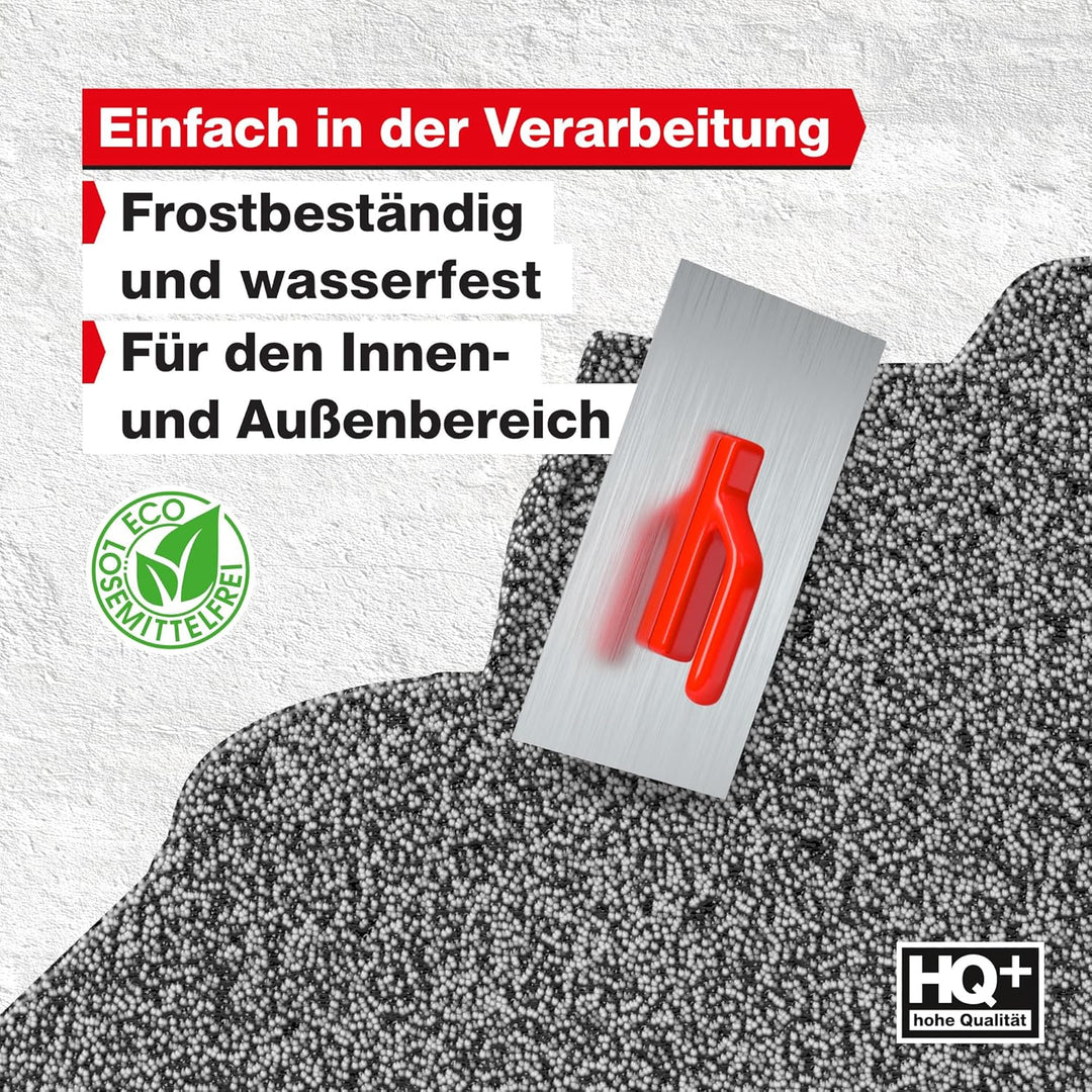 Isolbau Buntsteinputz - Mosaikputz für innen &amp; aussen - Frostsicher, wasserfest, stossfest - BP40 (B
