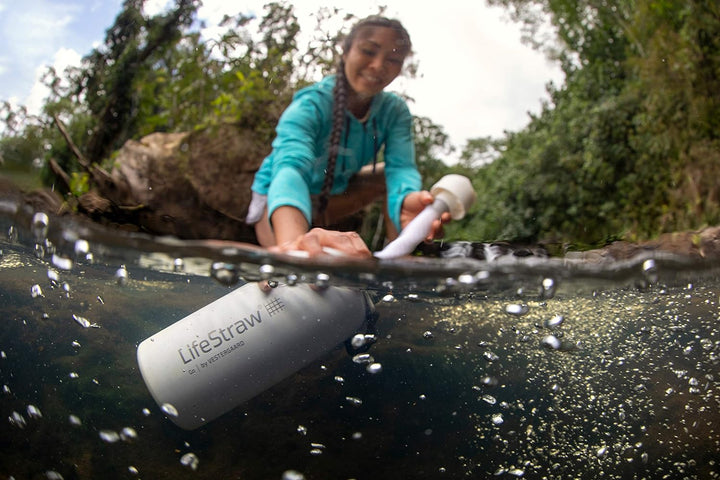 LifeStraw Go Stainless Steel (white), 710 ml Weiss, Weiss
