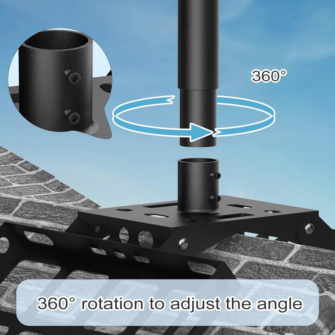 Yangers halterung flach dachziegel kit für Starlink Gen 3 Standard V3 Dish, 360° voll verstellbare d