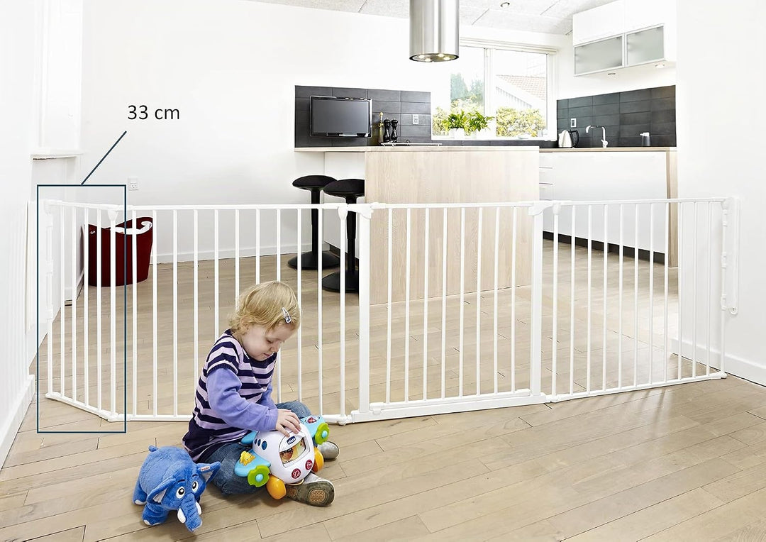 BabyDan Flex Sektion/Verlängerung, Anthrazit, 33 cm: für Schutzgitter Flex M / L / XL / XXL sowie La