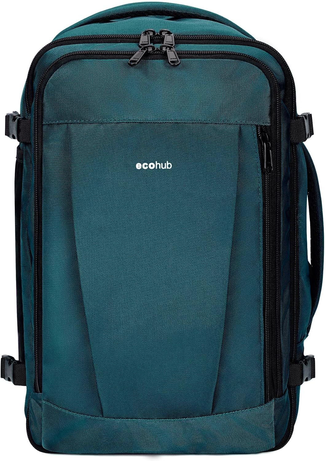 ECOHUB Rucksack 40x20x25 Ryanair Handgepäck 13 Taschen Reiserucksack Flugzeug Carry-ons Wasserdichte