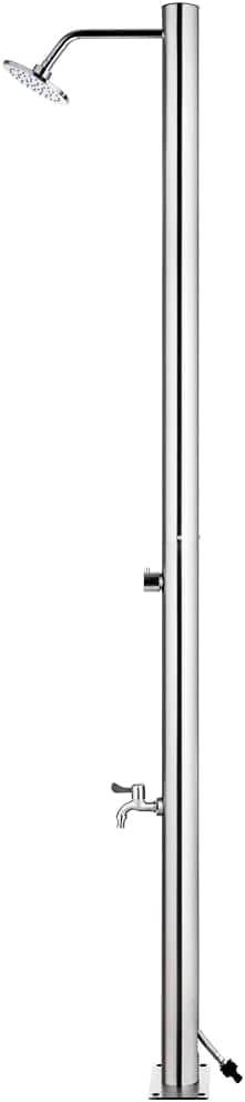 Gartendusche, Aussenpooldusche, 215 cm, Edelstahl