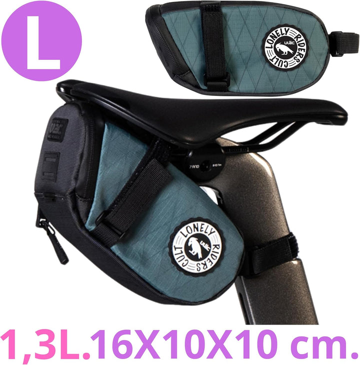 ULAC Satteltasche RADTAIL MAX (1,3 L) grau - Slate 160 mm x 100 mm x 100 mm, 1.3 L Grau - Slate, 160