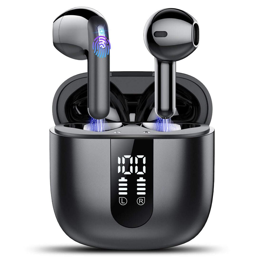 Bluetooth Kopfhörer, In Ear Kopfhörer Kabellos Bluetooth 5.4 Kabellose Kopfhörer mit 4 Mic, 2026 Kab