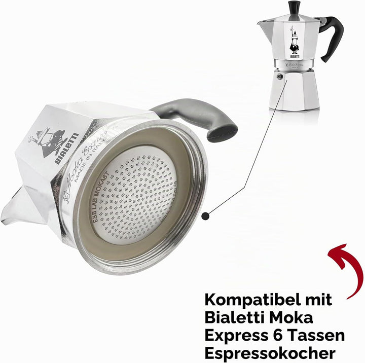 E&B Lab, by IMS Competition Mokka-Filter (6 Tassen) 6 Cup, 6 Cup