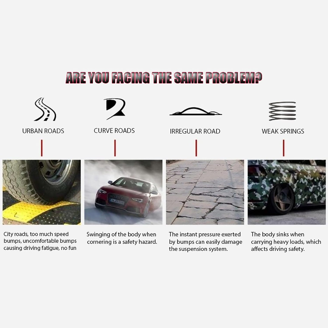 Auto Gummi Stossdämpfer, 2 Stücke Auto Stossdämpfer Puffer Pufferfeder Stossfänger Kissen TPE Typ A-
