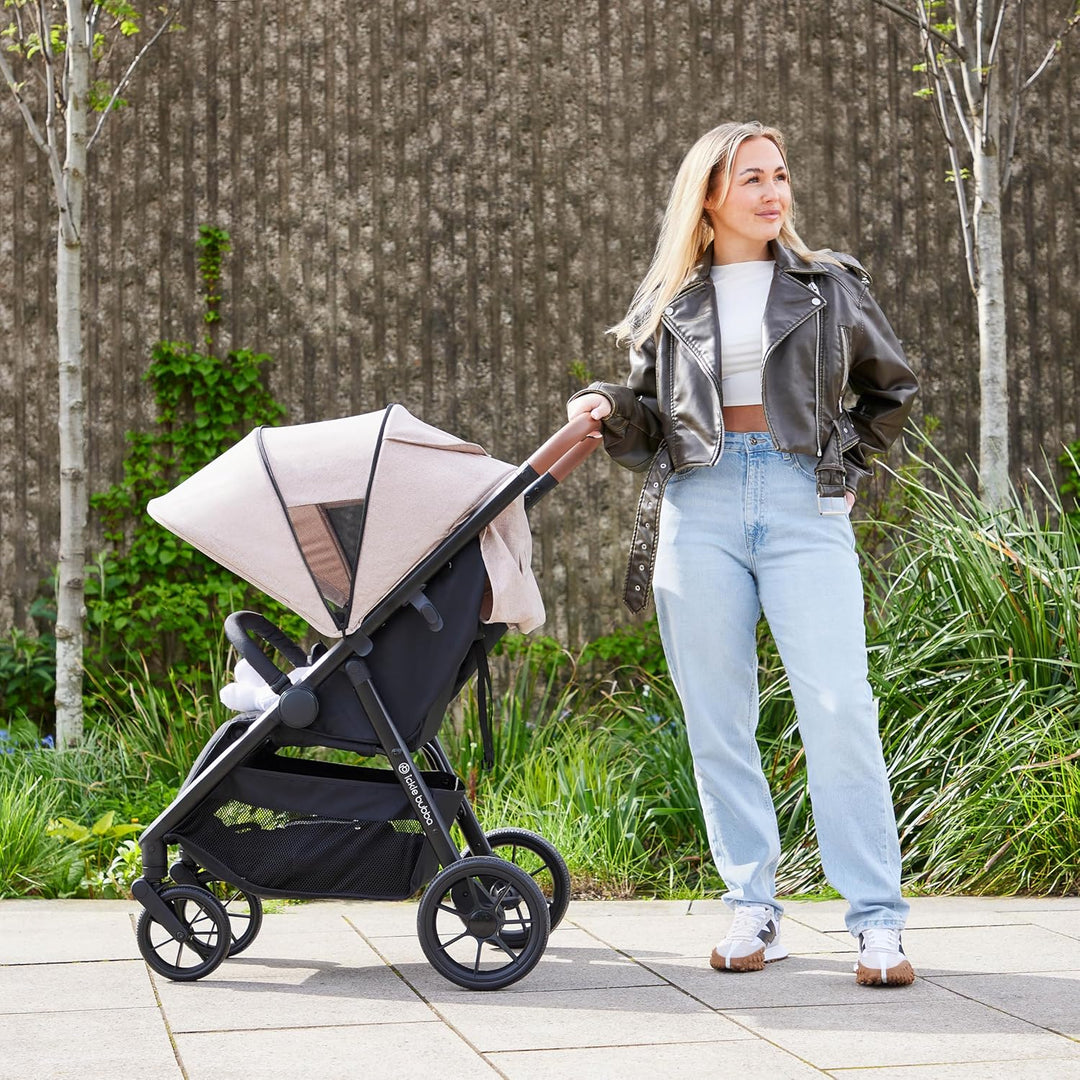 Ickle Bubba Stomp Stride Prime Kinderwagen (Mitternacht) – Geburt bis 22 kg, extra grosser Sitz, Mul