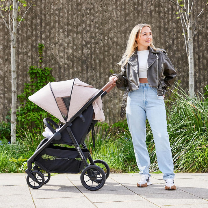 Ickle Bubba Stomp Stride Prime Kinderwagen (Mitternacht) – Geburt bis 22 kg, extra grosser Sitz, Mul