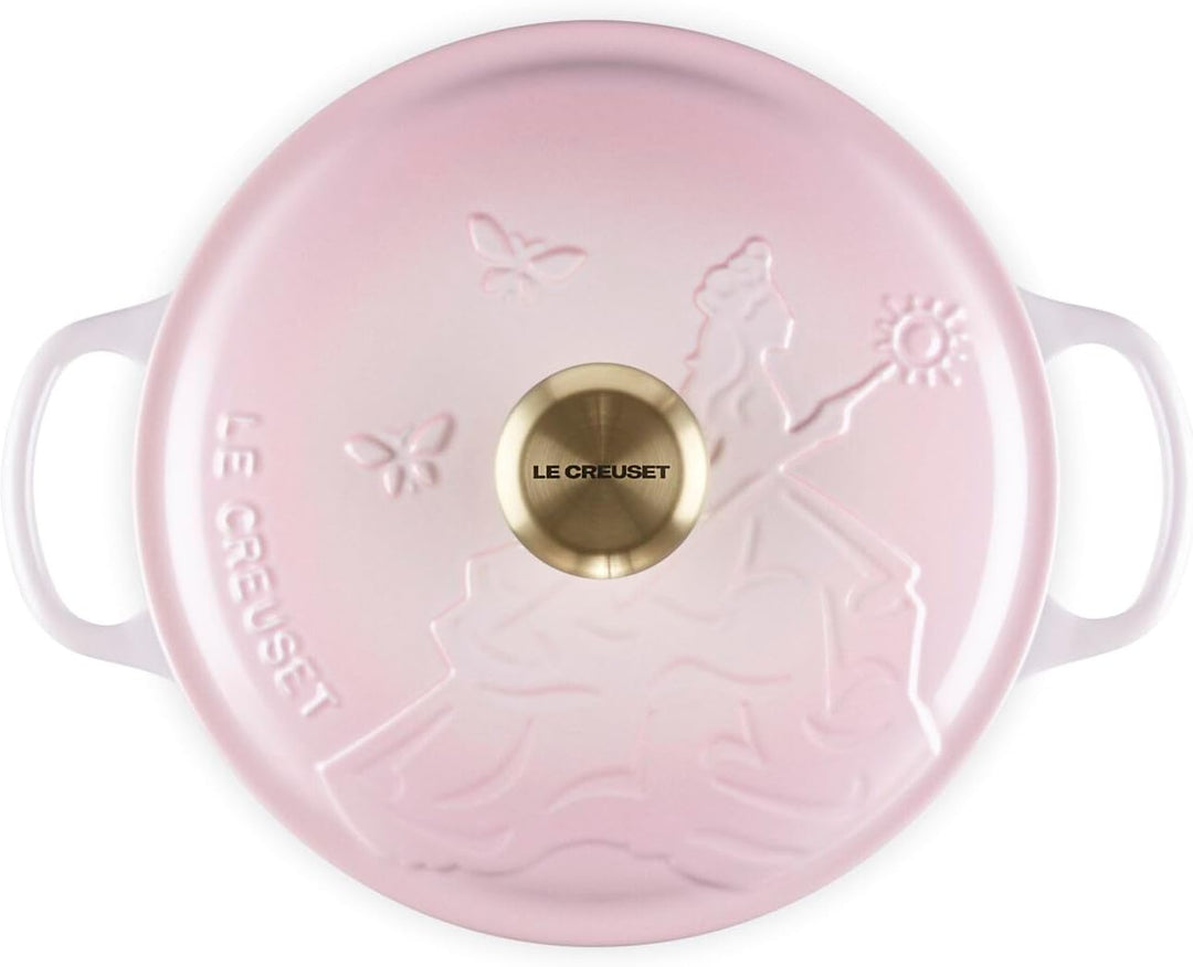 Le Creuset Wicked Collection Glinda Rundkasserolle aus Gusseisen mit Prägung