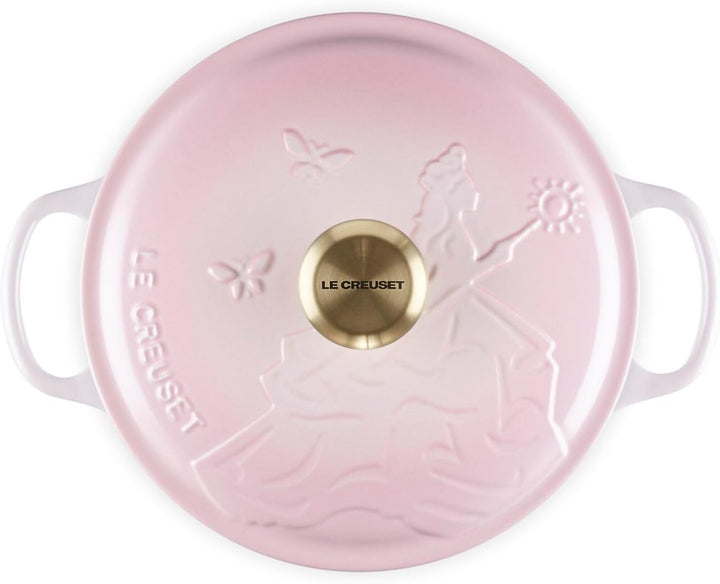 Le Creuset Wicked Collection Glinda Rundkasserolle aus Gusseisen mit Prägung