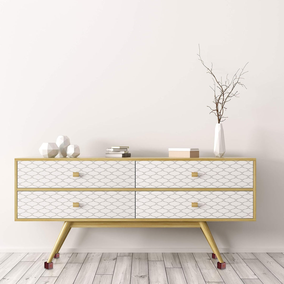 Relaxdays, Dunkelbraun Möbelerhöhung aus Bambus, Würfel im 4er Set, Tischerhöhung, Sockelfuss, Stuhl