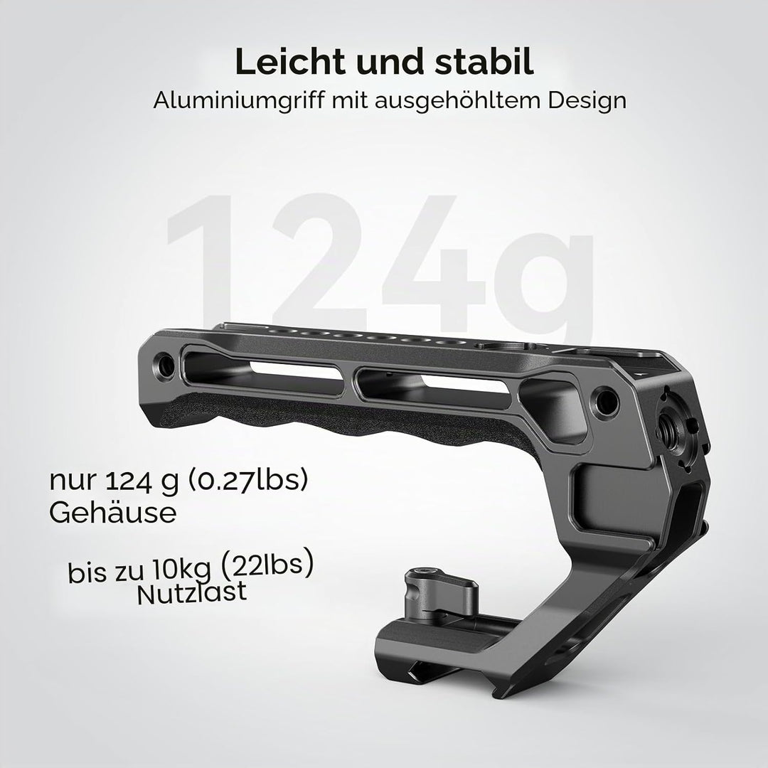 SMALLRIG NATO Top Handle, Griff mit NATO Schnellspanner für Kamerakäfig, universelles Video Rig mit