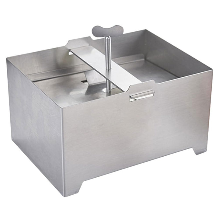 TOPBATHY Tofu-Pressform Aus 304 Edelstahl 16X12X9Cm – Handbetriebene Tofu-Form Zur Hausgemachten Her