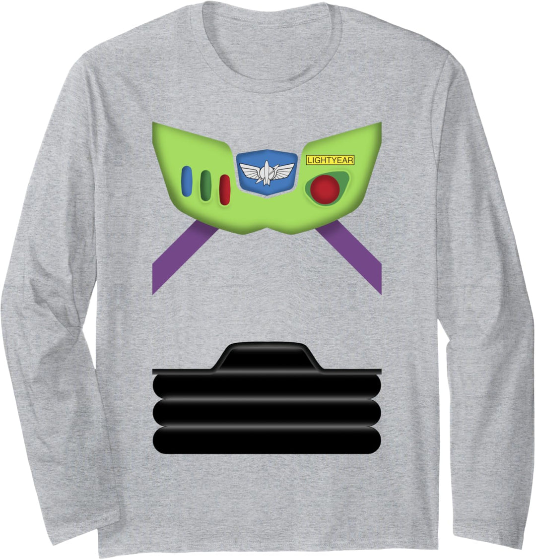 Disney Pixar Toy Story Buzz Lightyear Suit Costume Langarmshirt