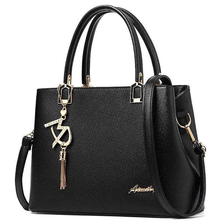Damen Geldbörsen und Handtaschen Schultertaschen Designer Top Griff Satchel Tote Bag Schwarz, Schwar