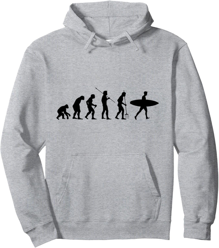 Surfer Evolution Retro Windsurfen Kiteboarder Surfen Pullover Hoodie