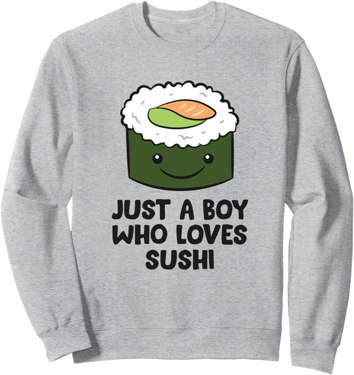 Nur ein Junge, der Sushi Japanese Sushi Boy liebt Sweatshirt