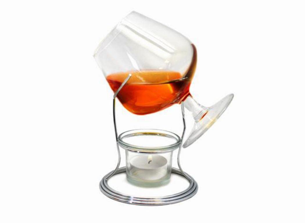 Vin Bouquet FIA 269 Brandy & Cognac Wärmer, Silber Silber 1 Stück (1er Pack), Silber 1 Stück (1