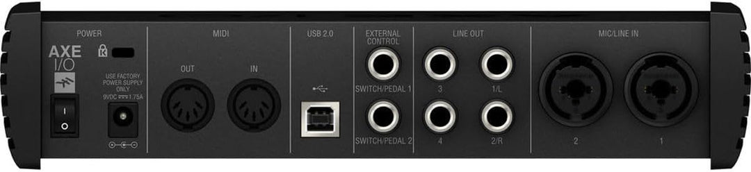 IK Multimedia AX E/A - Audio-Interface 2 Eingänge / 5 Ausgänge, Gitarrensoundformatierung, 117 dB Dy