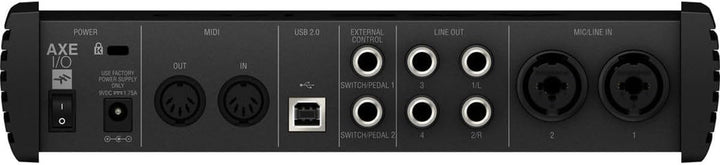 IK Multimedia AX E/A - Audio-Interface 2 Eingänge / 5 Ausgänge, Gitarrensoundformatierung, 117 dB Dy