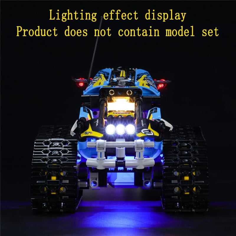 GEAMENT LED Licht-Set Kompatibel mit Lego Ferngesteuerter Stunt-Racer (Remote-Controlled Stunt Racer