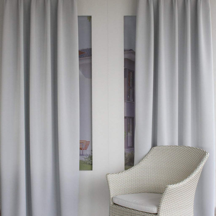 EASYHomefashion Vorhang Verdunkelungsvorhang Verdunkelungs Vorhänge Dekoschal Gardine Blickdicht Bla
