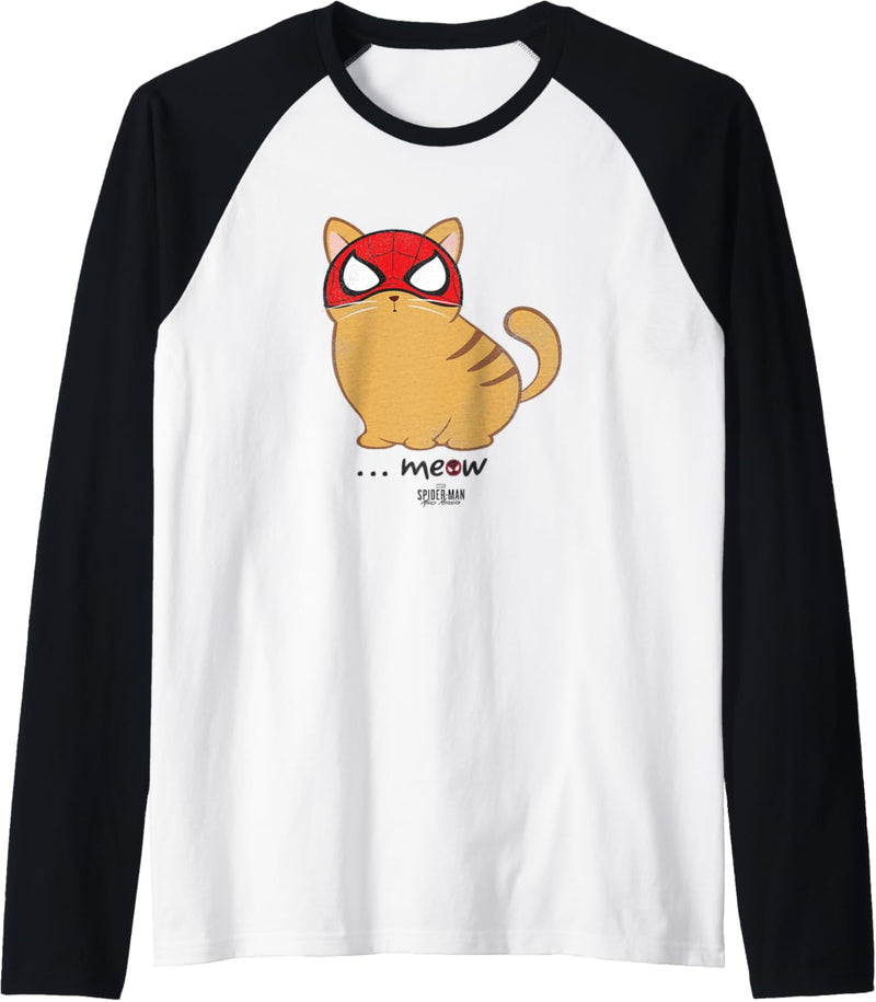 Marvel Spider-Man: Miles Morales Spider-Cat Simple Portrait Raglan