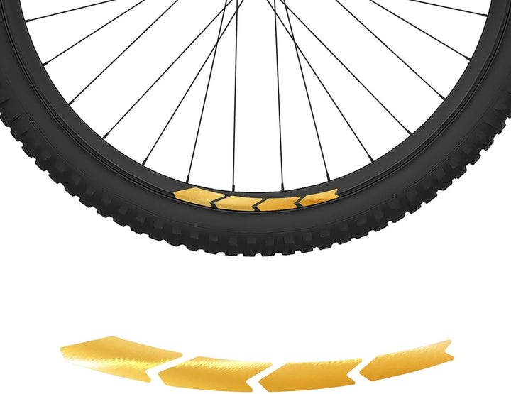 Riesel Design Aufkleber Fahrrad Felgen – 8 stylische Felgensticker für Erwachsene &amp; Kinder | Einfach