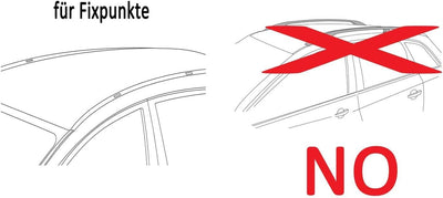 VDP Dachträger Original + Skiträger/Snowboardträger/Skihalter Alu 4 Paar Ski kompatibel mit Mazda CX