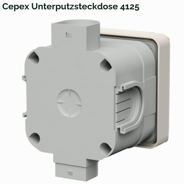 Mennekes 101100357 Basen in System cepex-th, Steckdosen CEE, 400 V, 50–60 Hz, 16 A, 5-polig, IP 44,