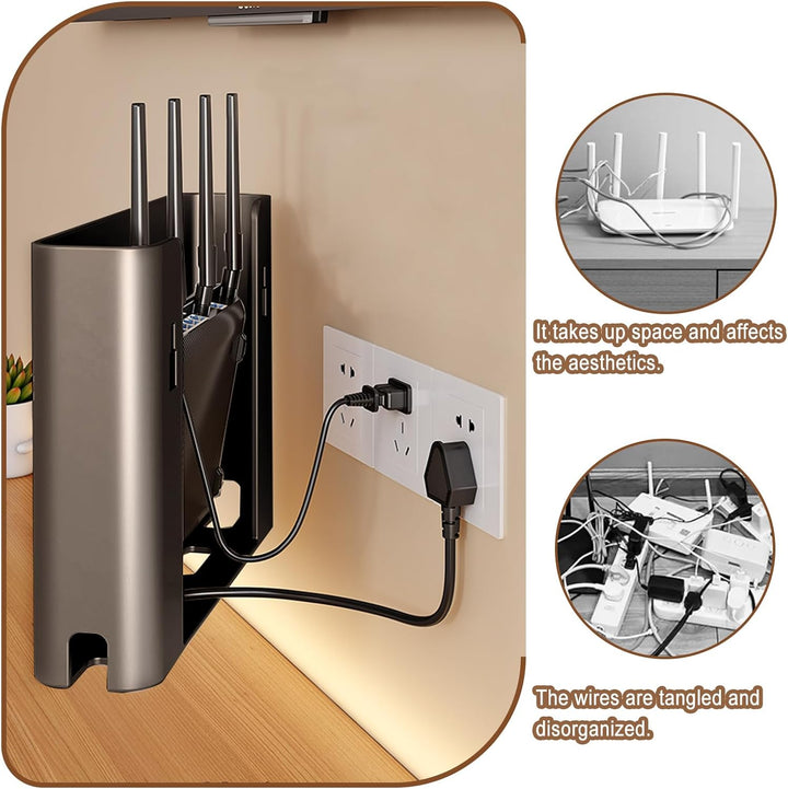 Router-Schrank – Aufbewahrungsbox – Versteck – Router-Box – Wandbox – Wandgehäuse – WLAN-Regal – WiF