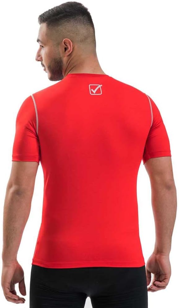 Givova Corpus 2 Elastisches Ärmel-Unterhemd M/C T-Shirt M Rot, M Rot
