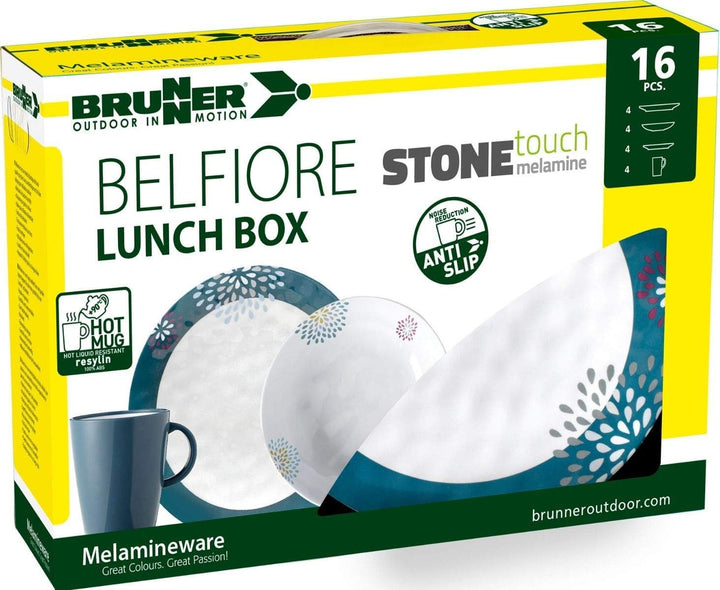 BRUNNER Belfiore Geschirrset 16-teilig, Design Belfiore