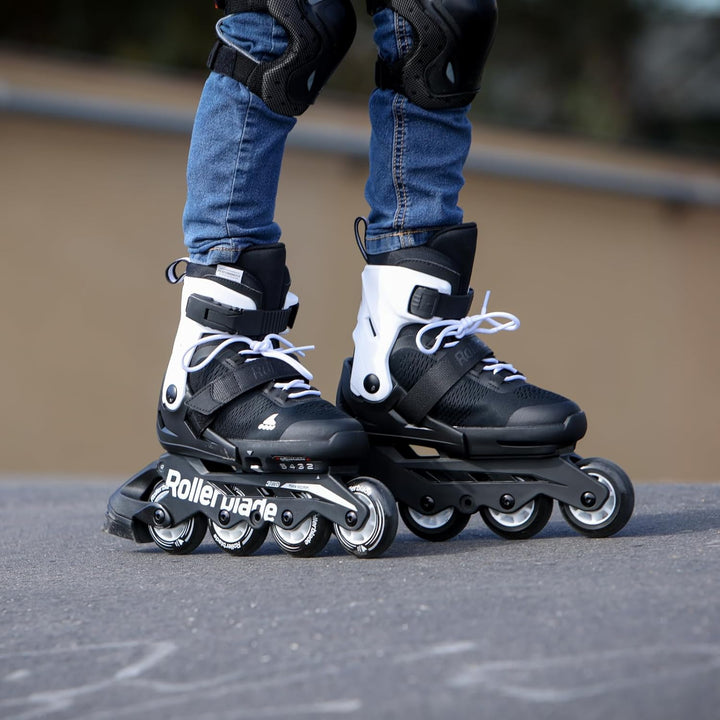 Rollerblade Microblade Inlineskates Schwarz/Weiss 37-40