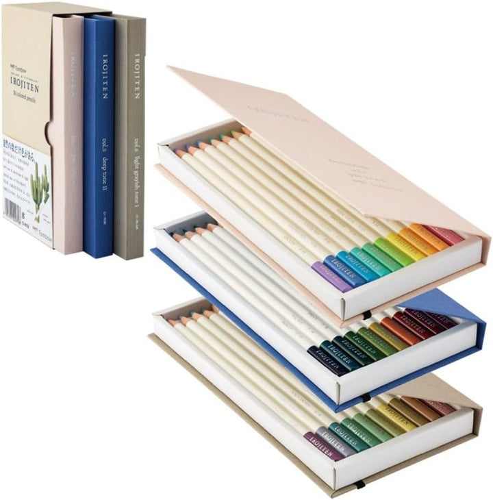 Tombow CI-RTB-30C Künstlerfarbstift Irojiten, Karton-Sammelbox mit 3 Sets, 30 Farben, 1 stück (30er