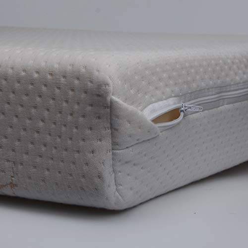 PEKITAS Matratze 50X80cm für Beistellbett Wiege Co-Schlafen Krippe Bezug AloeVera Waschbarer Innen w
